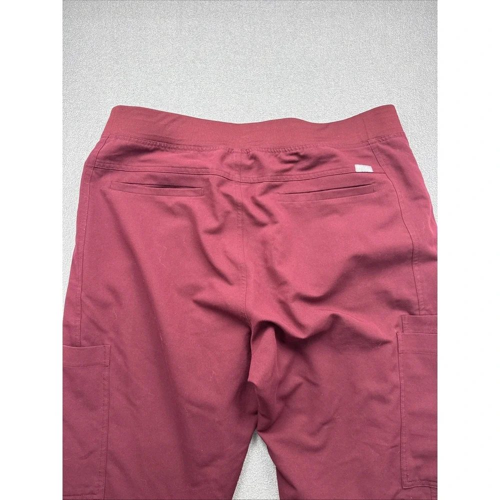 Figs Technical Collection Mens Axim Scrub Pants Size XLarge Dark Red T2001
